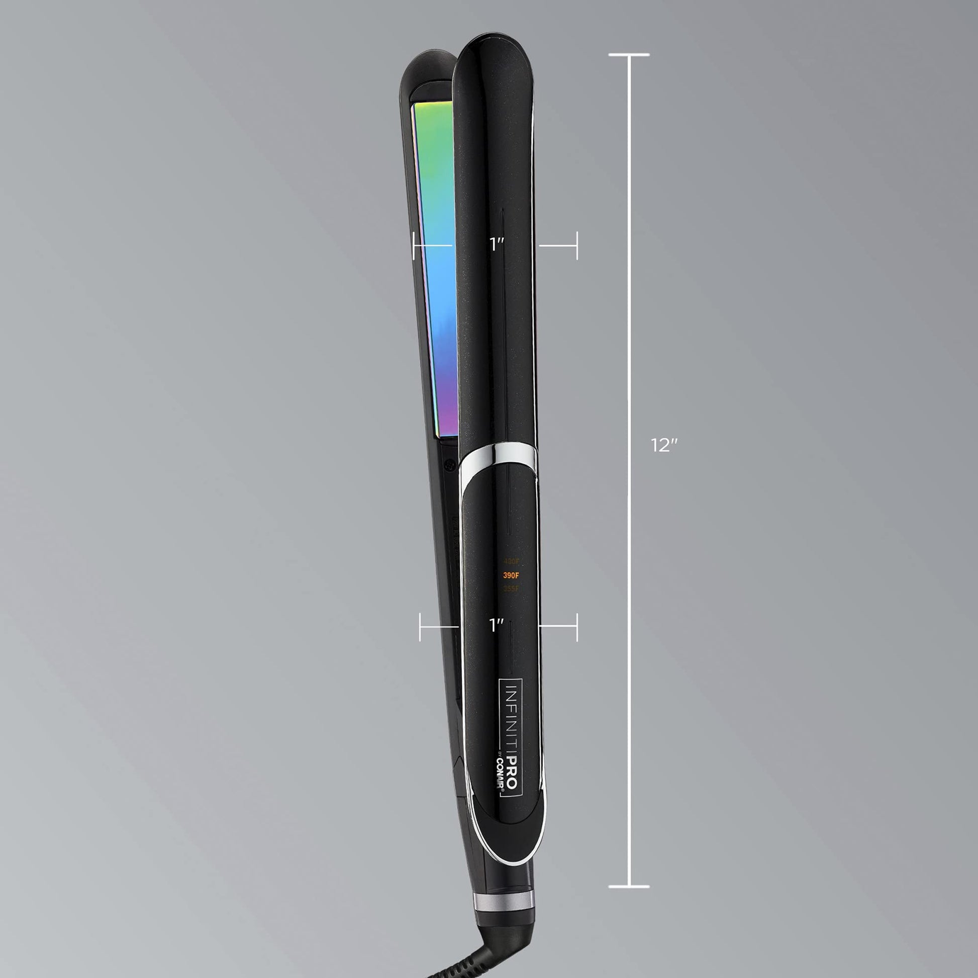 Infiniti Pro by Conair Titanium Flat Iron, Rainbow Finish, 1-Inch INFINITIPRO BY CONAIR