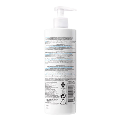 La Roche Posay Face Wash, Toleriane Dermo Cleanser, Formulated with Glycerin to Calm Irritated Skin, Gently Cleanses & Removes Makeup. Suitable for Sensitive Skin. Dermatologist Recommended, 400mL - Available at All In One Marketplace Canada