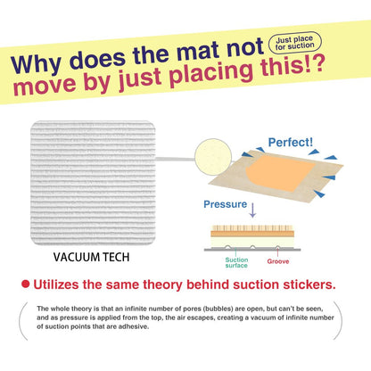 Home Techpro Rug Pads Grippers, 8 PCS Non Slip Washable Grippers for Rug, “Vacuum TECH” - New Materials to Anti Curling Rug Pad : Keep Your Rug in Place & Make Corner Flat and Easily Peel Off