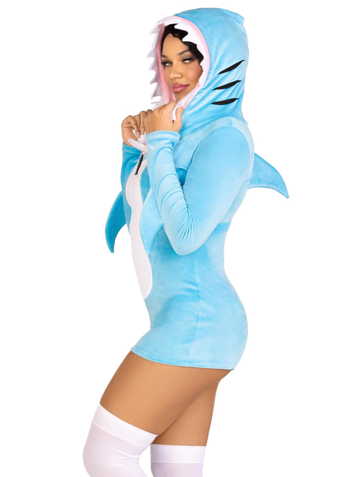 Déguisement d'Halloween pour femme Comfy Shark de Leg Avenue, BLEU, MOYEN