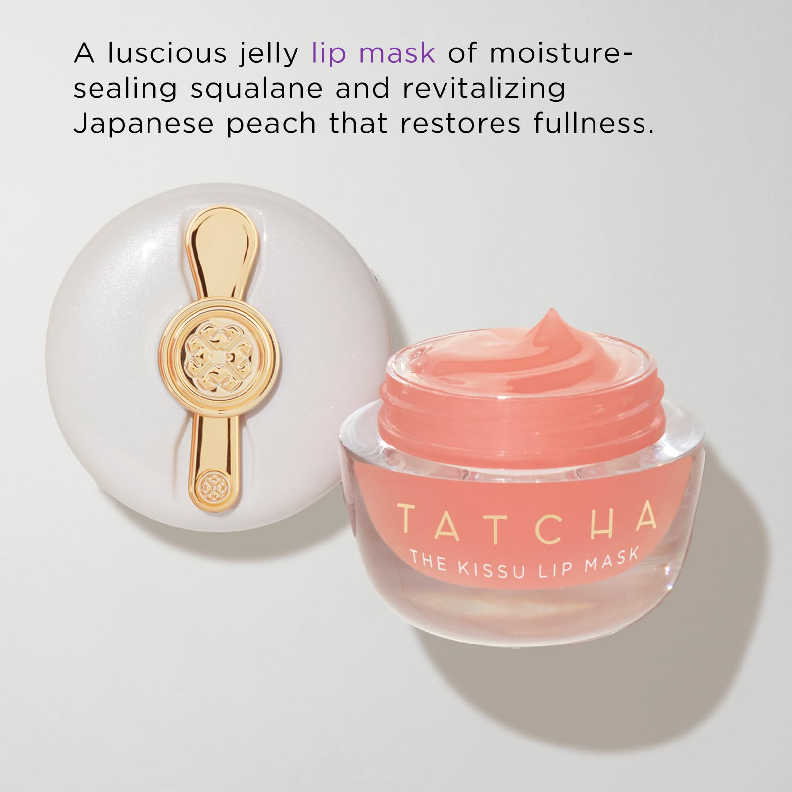 TATCHA Kissu Lip Mask | Overnight Lip Mask - Visibly Plumps and Softens for Lush Lips | 9.0 g, 0.32 oz - Available at All In One Marketplace Canada