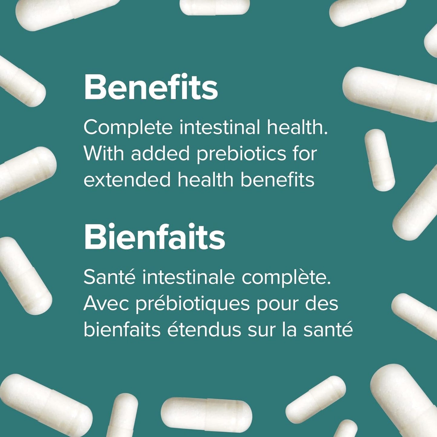 Webber Naturals Acidophilus Bifidus with FOS, 6 Billion Active Cells, 4 Probiotic Strains, 180 Capsules, For Digestive Health, Vegetarian - Available at All In One Marketplace Canada