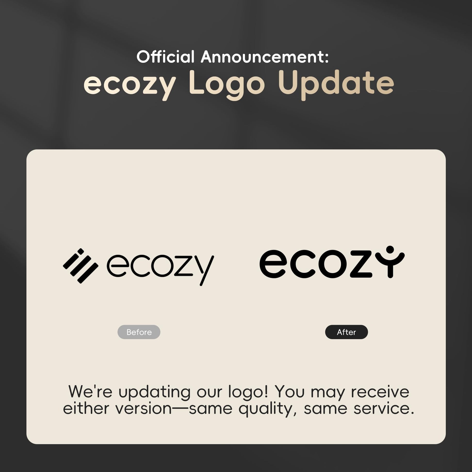 ecozy Portable Ice Maker Countertop, 26 lbs in 24 Hours Ice Machine ecozy