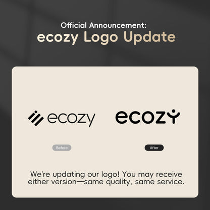 ecozy Portable Ice Maker Countertop, 26 lbs in 24 Hours Ice Machine ecozy