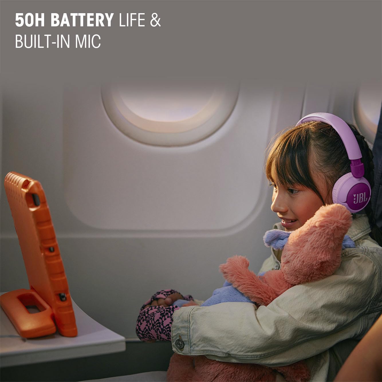 JBL Junior 320BT - Wireless on-Ear Kids Headphones - Blue