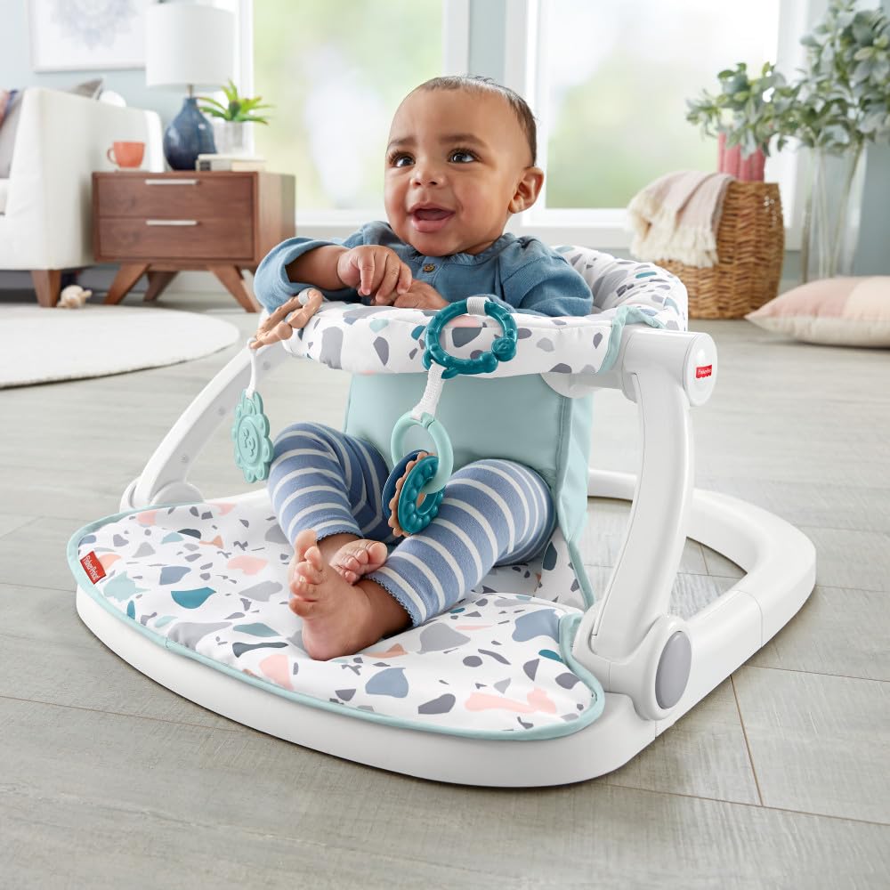 Fisher-Price Sit-Me-Up Floor Seat, Pacific Pebble 🍁 All In One Marketplace Canada