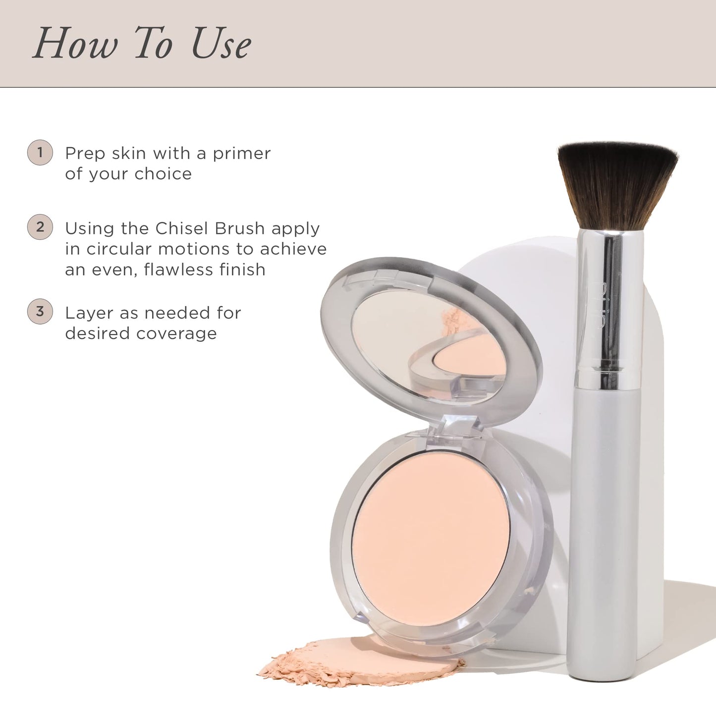 PÜR 4-in-1 Pressed Mineral Makeup with Skincare Ingredients in Linen, 0.8 Pound PÜR MINERALS