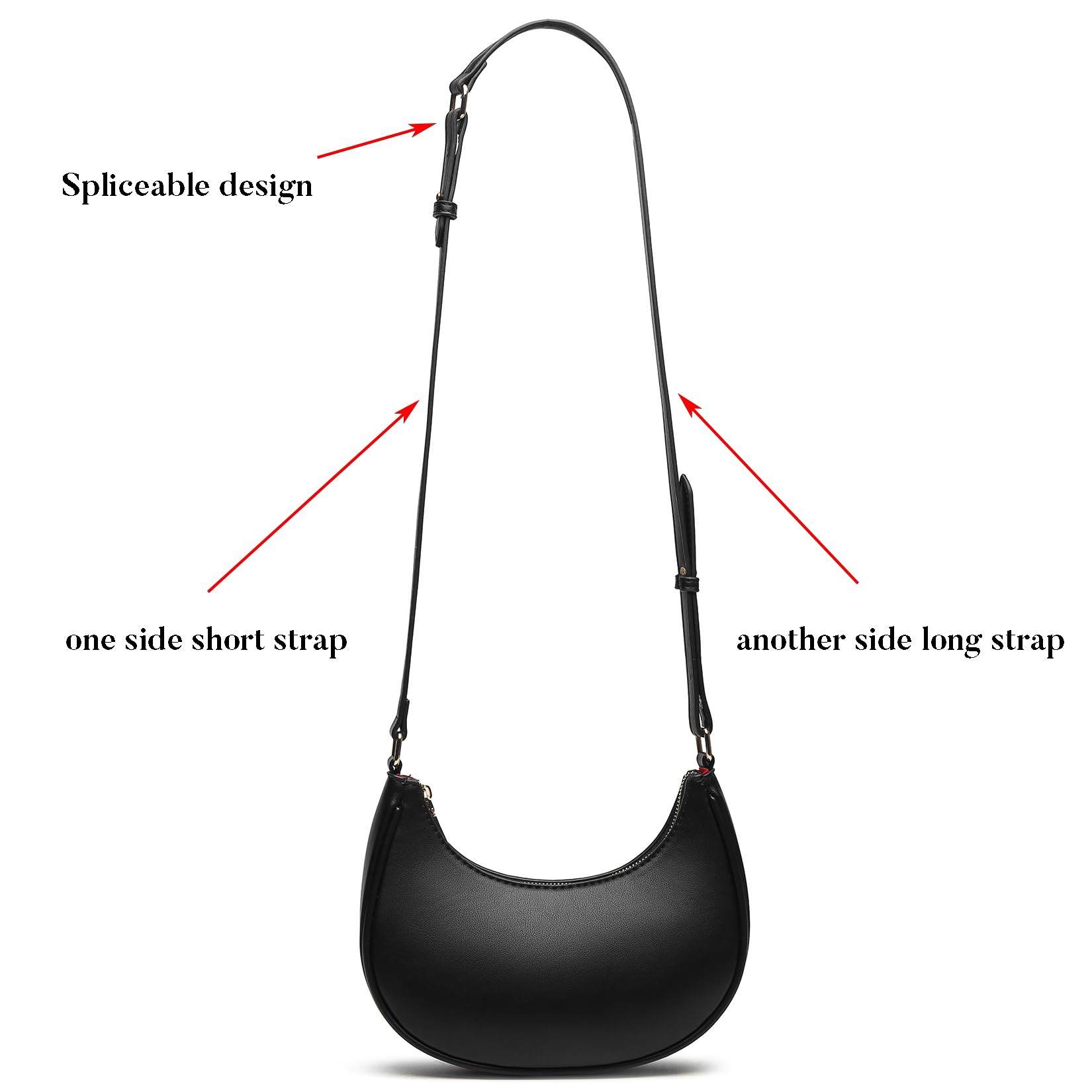 Barabum Retro Classic Clutch Shoulder Tote HandBag with Zipper Closure for Women, 6-a, Small - Available at All In One Marketplace Canada