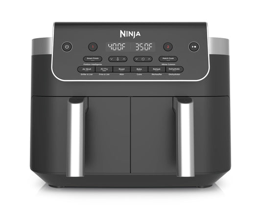Ninja® 8‑Qt DualZone™ Air Fryer with 2 Independent Baskets, Smart Finish, Match Cook, 6‑in‑1 Family‑Size Cooking, DZ801C (Canadian Version) 🍁 All In One Marketplace Canada