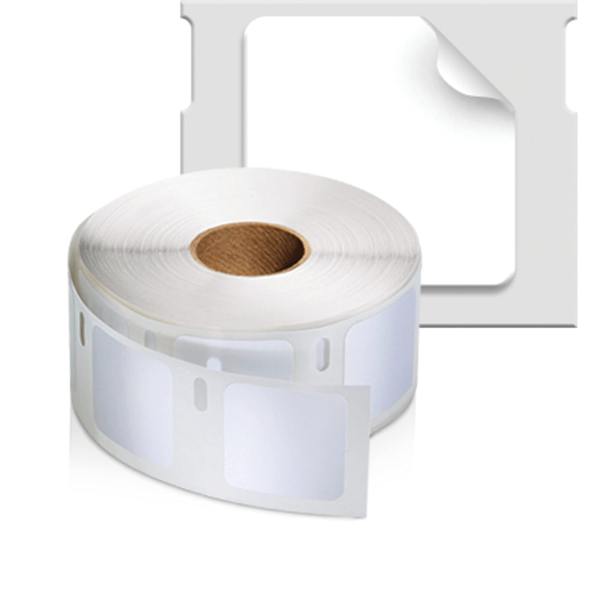 DYMO LW Multi-Purpose Square Labels for LabelWriter Printers, 1" x 1" (25 x 25 mm) Stickers, Black Print, White Label Maker Tape, 1 Roll of 750 - Great for Barcodes