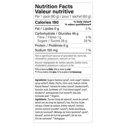 PROBAR Bolt Organic Energy Chews – Strawberry Flavor, 12-Pack, Certified Organic & Gluten-Free