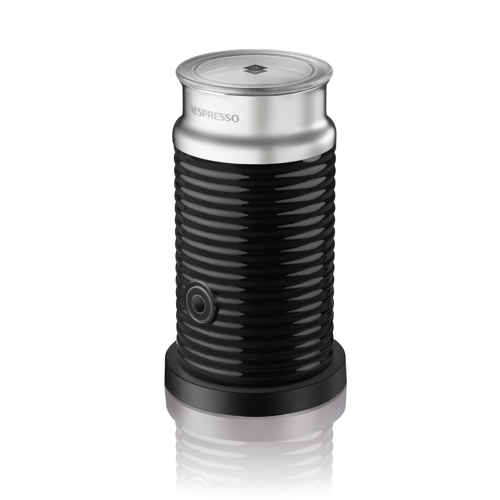 Nespresso Aeroccino 3 Milk Frother - Automatic Hot & Cold Foam Maker for Coffee, Latte, Cappuccino, and Macchiato - Black - Available at All In One Marketplace Canada