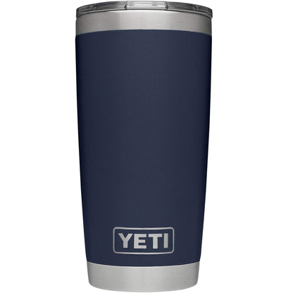 YETI Rambler 20 oz Tumbler, Stainless Steel, Vacuum Insulated with MagSlider Lid, Navy