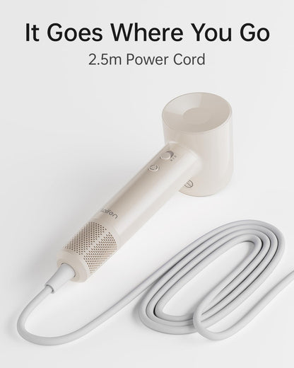 Laifen SE Lite Professional Hair Dryer, High-Speed Blow Dryer 100,000 RPM Brushless, Ionic Hair Dryer with Diffuser for Curly Hair , Fast Drying Low Noise, Diffuser Hair Dryer for Women and Men Lightweight Thermo-Control with 2 Nozzles, HD110 - Available at All In One Marketplace Canada