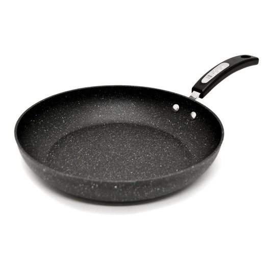 Starfrit The Rock 20cm (8") Non-Stick Fry Pan - Durable Forged Aluminum - Oven Safe - PFOA Free - Easy to Clean - Black
