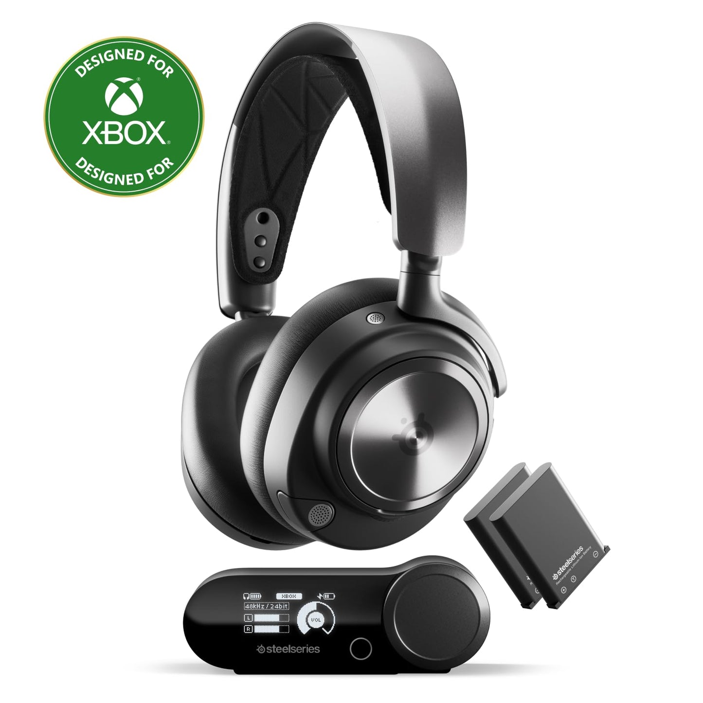 SteelSeries Arctis Nova Pro Wireless Xbox Multi-System Gaming Headset - Premium Hi-Fi Drivers - Active Noise Cancellation Infinity Power System - Stealth Mic - Xbox, PC, PS5, PS4, Switch, Mobile 🍁 All In One Marketplace Canada