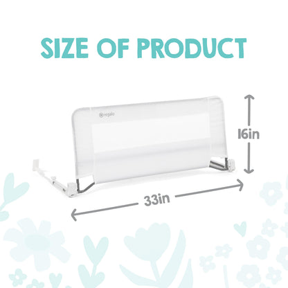Regalo Swing Down Crib Rail, with Reinforced Anchor Safety System