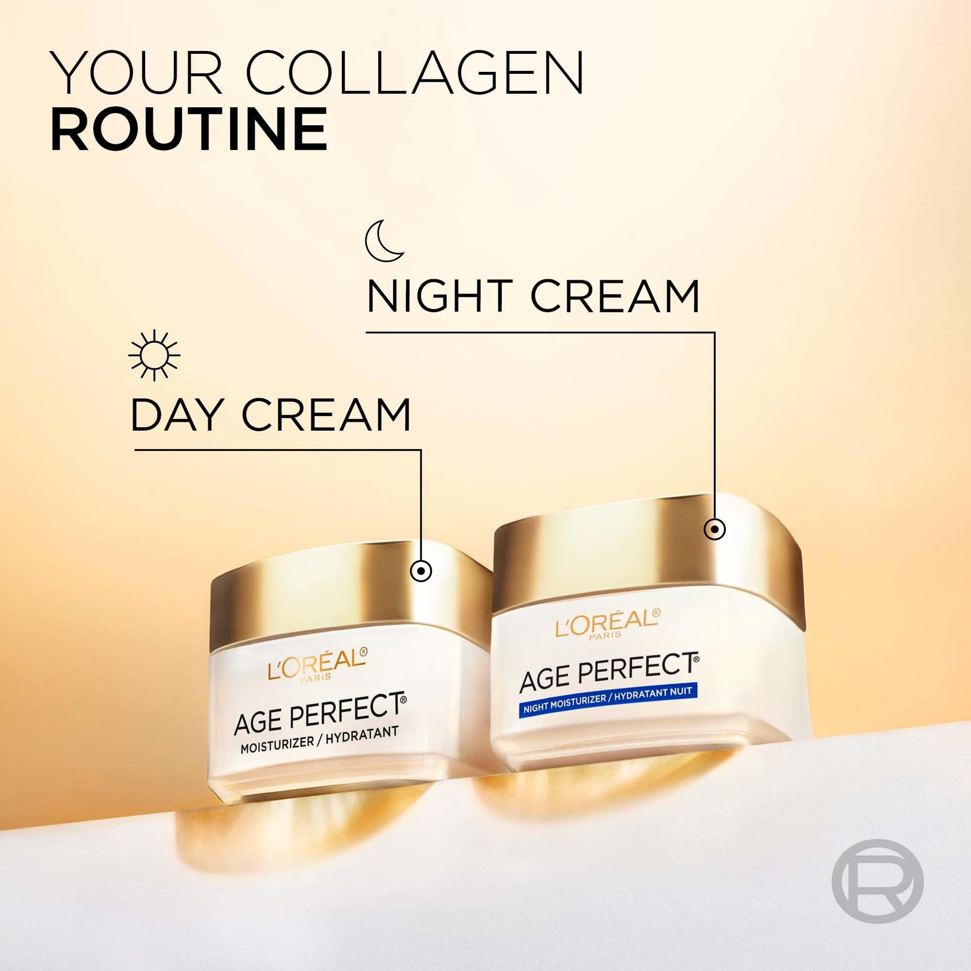 L'Oreal Paris Day Face Moisturizer Cream, Age Perfect Collagen Expert, with Collagen Peptides + Niacinamides, For Mature Skin, Suitable for Sensitive Skin Skincare, 70 ml L'Oreal Paris