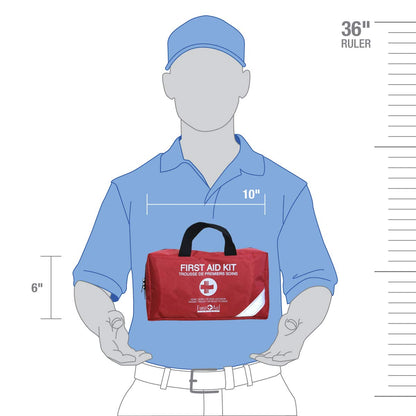 First Aid Central AZ-ESSFAK Essential Emergency First Aid Kit For Home, Travel, and Work, 111 Pieces - Available at All In One Marketplace Canada