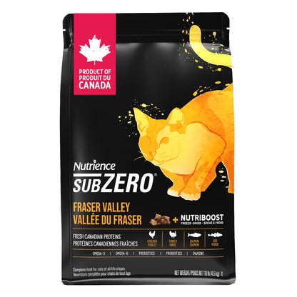 Nutrience Grain Free High Protein Subzero Cat Food Dry, 4.5 kg (10 lb), Canadian Fraser Valley, Dry Cat Food, Nourriture Pour Chat 🍁 All In One Marketplace Canada