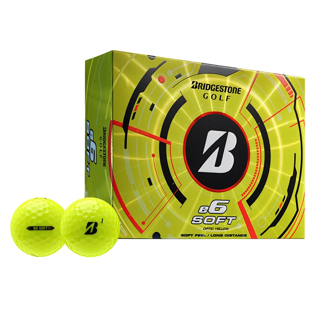 Bridgestone Golf e6 Soft Yellow Bridgestone Golf