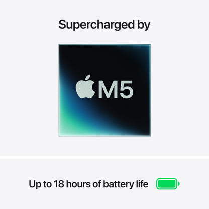 Apple 2026 MacBook Air 15-inch Laptop with M5 chip (10-core CPU and 10-core GPU, 16GB Unified Memory, 512GB SSD Storage) - Midnight - English Keyboard