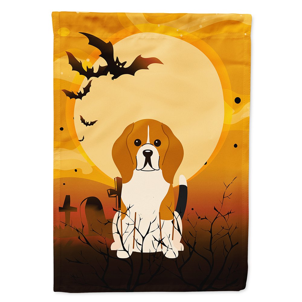 Caroline's Treasures BB4306CHF Halloween Beagle Tricolor Flag Canvas House Size, Large, Multicolor