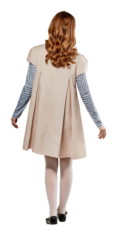 Robe de costume M3gan pour femmes Rubies pour soirées à thème et Halloween, comme illustré, très grande taille