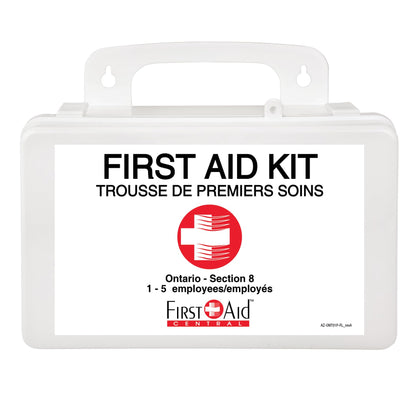 First Aid Central Ontario Section 8 First Aid Kit (1-5 People) FIRST AID CENTRAL