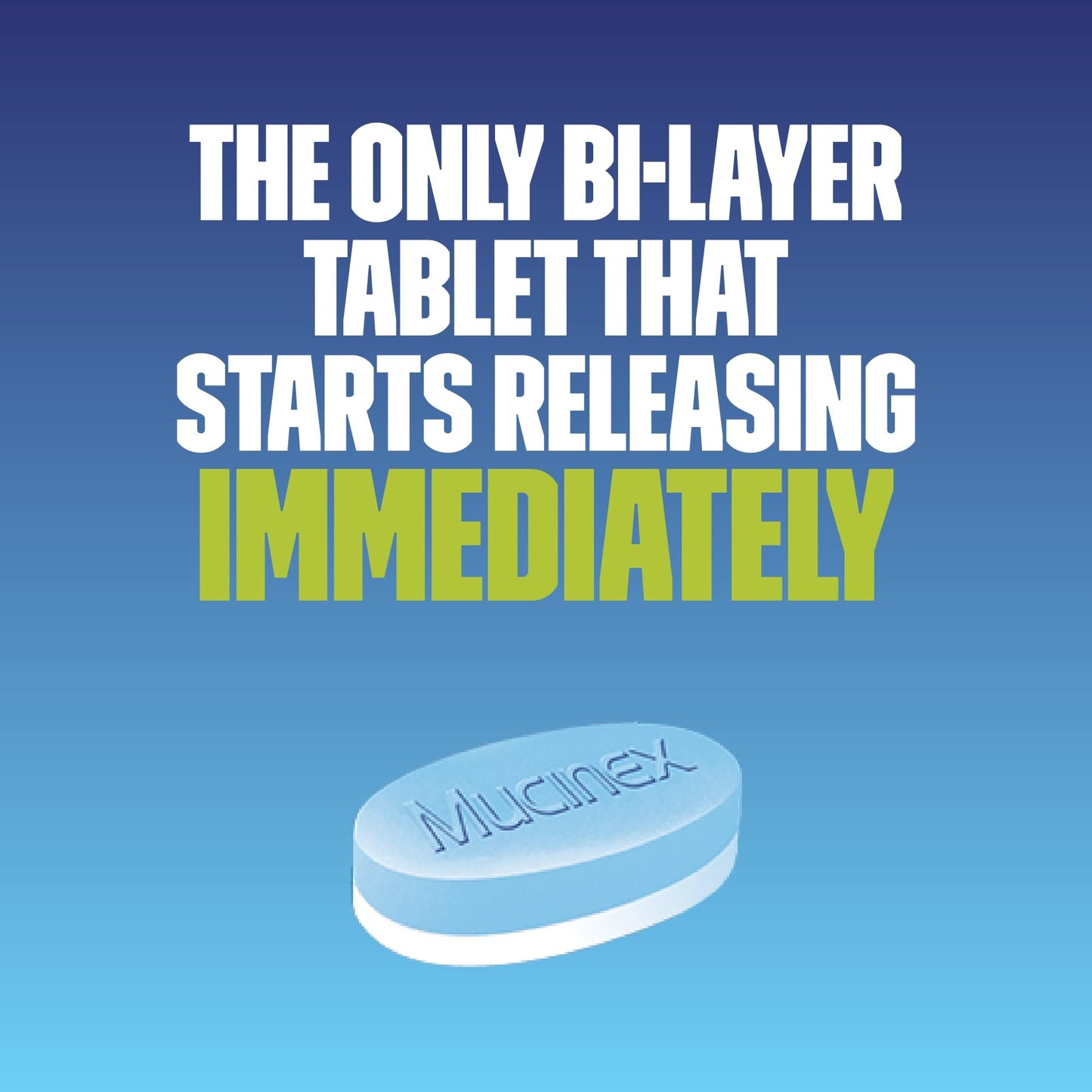 Mucinex, Chest Congestion, 12 Hour Extended-Release Bi-Layer Tablets, Expectorant, 600 mg, 40 Count - Available at All In One Marketplace Canada