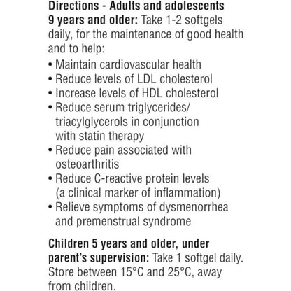 Jamieson Omega Complete Pure Krill Oil 500 mg, 100 Softgels, No Fishy Aftertaste, Supports Heart Health, and Provides Superior Absorption. With Antarctic Krill Oil. Proudly Canadian Jamieson