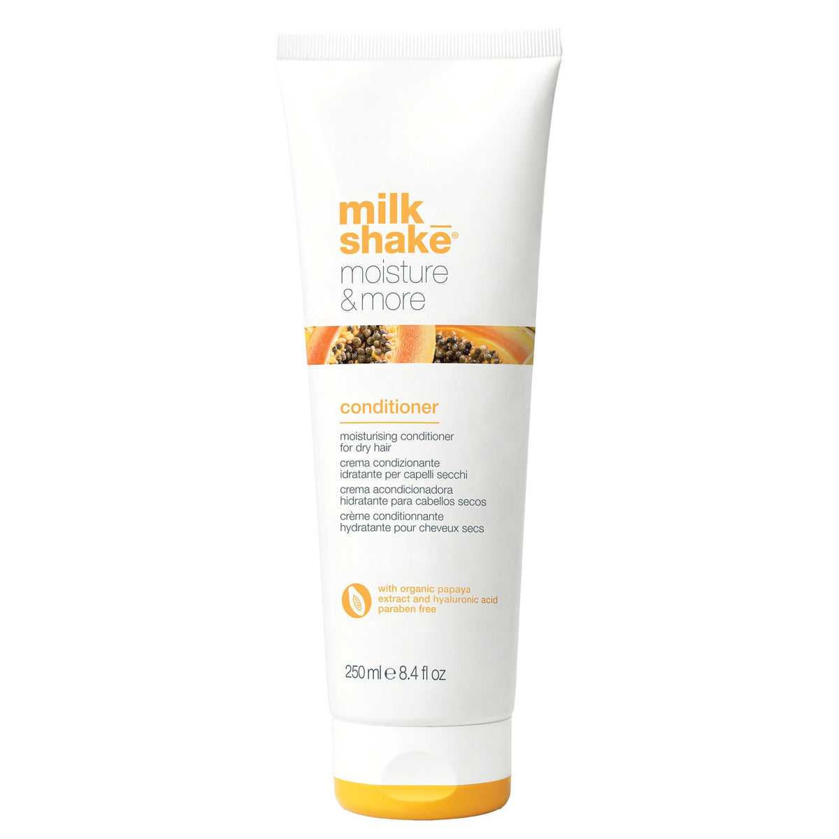 milk_shake moisture & more conditioner | creamy formula to hydrate and soften dry hair | for smoother, shinier, easy-to-manage hair | 8.1 fl oz (250ml)