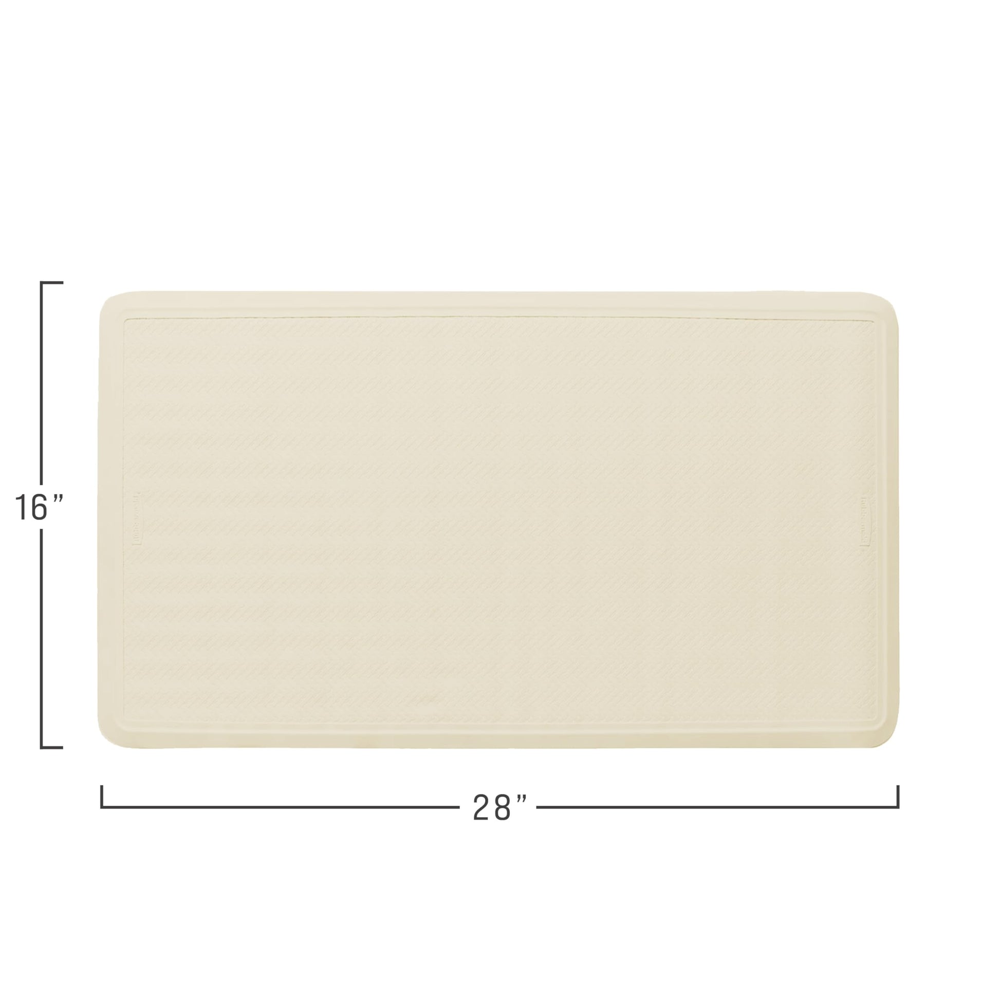 Rubbermaid Commercial Products Bath Tub and Shower Mat | Large - 28 x 16 in. | White | Machine Washable | Safti-Grip Non-Slip Bathroom Mat with Suction Cups for Home/Hotel/Shower/Bathtub Rubbermaid Commercial