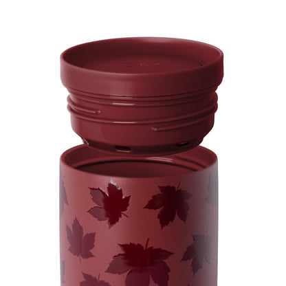 Gobelet de voyage pour café Simple Modern Halloween, couvercle 360° | 475 ml | Feuilles
