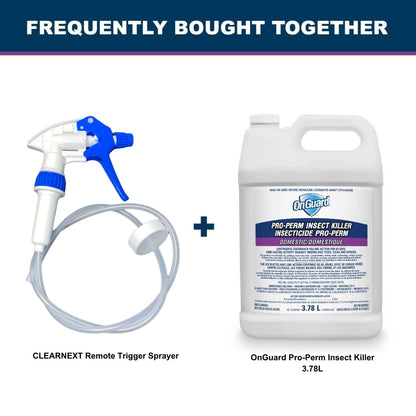 CLEARNEXT 36" Remote Trigger Sprayer with 38-400 Cap | Compatible with OnGuard's Pro-Perm Insect Killer, P-22-RTU and Liquid Animal Repellent 3.78L Jug