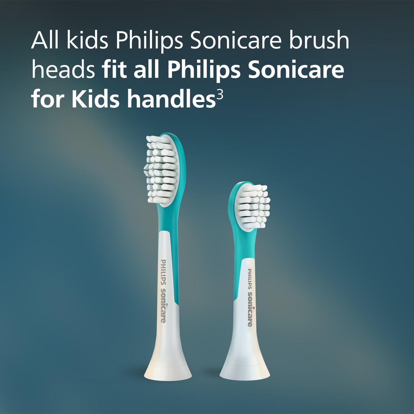 Philips Sonicare for Kids Replacement Brush Heads, 2-Pack, 6 Month Supply 🍁 All In One Marketplace Canada