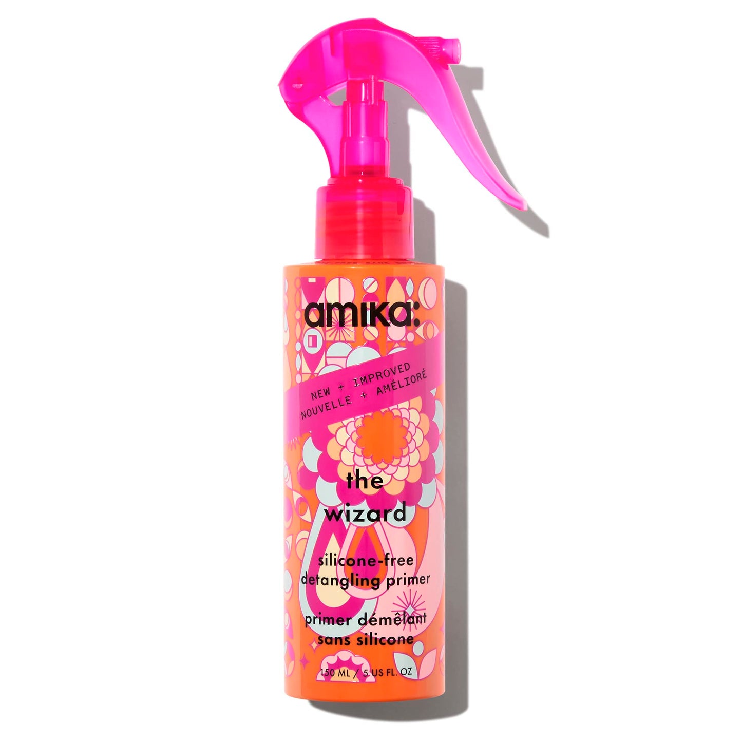 amika the wizard silicone-free detangling hair primer, 5oz - Available at All In One Marketplace Canada