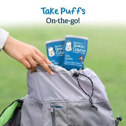 GERBER Puffs Sweet Potato Baby Snacks, 6 Tubs, 252 g 🍁 All In One Marketplace Canada