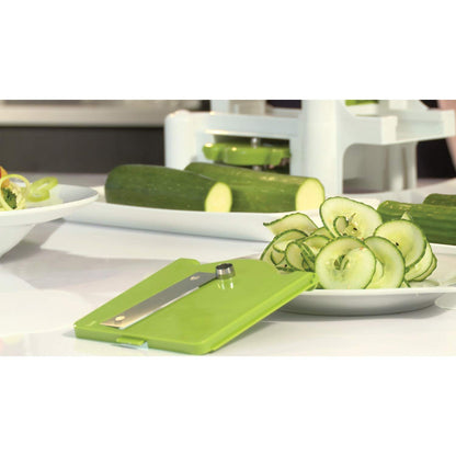 Starfrit Spiralizer, 4 Blades, Veggie Noodle Maker, Suction Base Starfrit