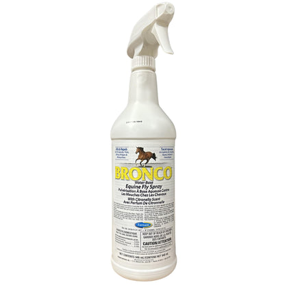 Bronco Water-Base Equine Fly Spray - 946 ml