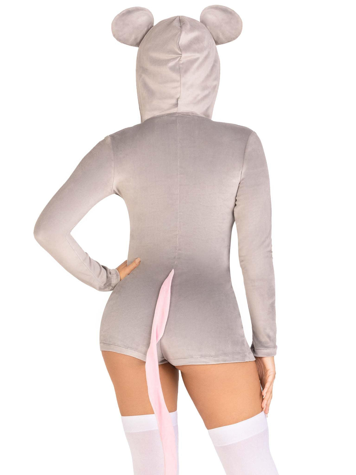 Déguisement d'Halloween confortable pour femme Leg Avenue, motif souris, GRIS, MOYEN
