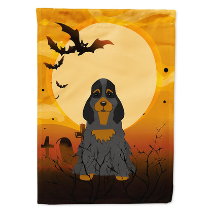 Drapeau de maison en toile Caroline's Treasures BB4359CHF Épagneul cocker noir et feu pour Halloween, grand format, multicolore
