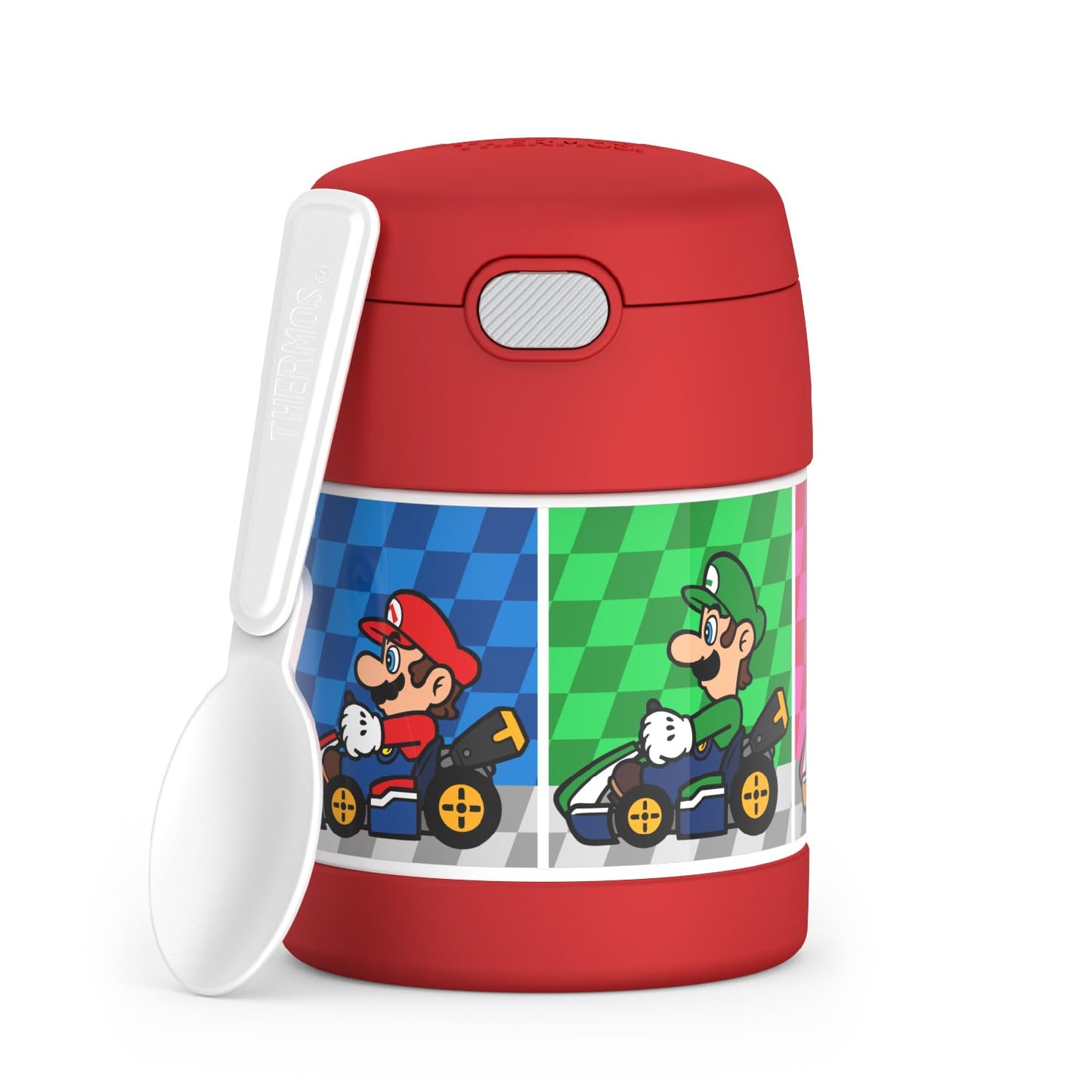 THERMOS FUNTAINER Kids Food Jar with Spoon, 10oz, Mario 🍁 All In One Marketplace Canada