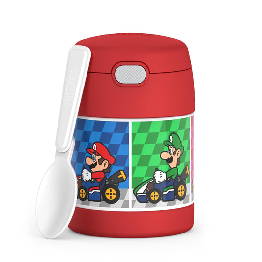 THERMOS FUNTAINER Kids Food Jar with Spoon, 10oz, Mario 🍁 All In One Marketplace Canada