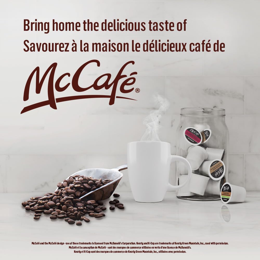 McCafé Espresso Roast K-Cup Coffee Pods, 72 Count, For Keurig Coffee Makers