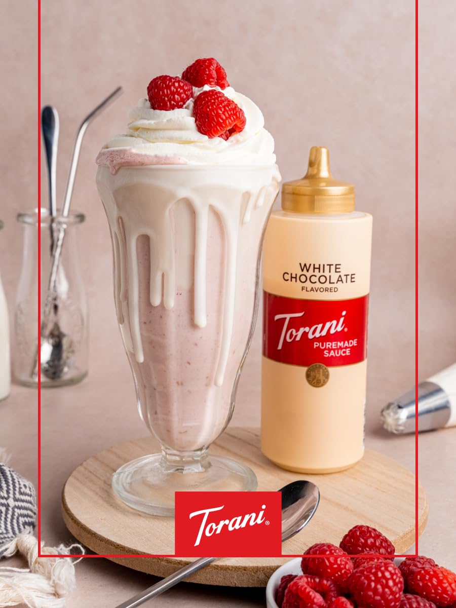 Torani Puremade White Chocolate Sauce, 64 Ounce