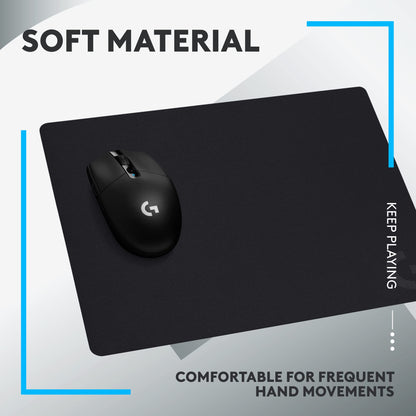 Logitech G240 Cloth Gaming Mouse Pad (340x280x1) - Black