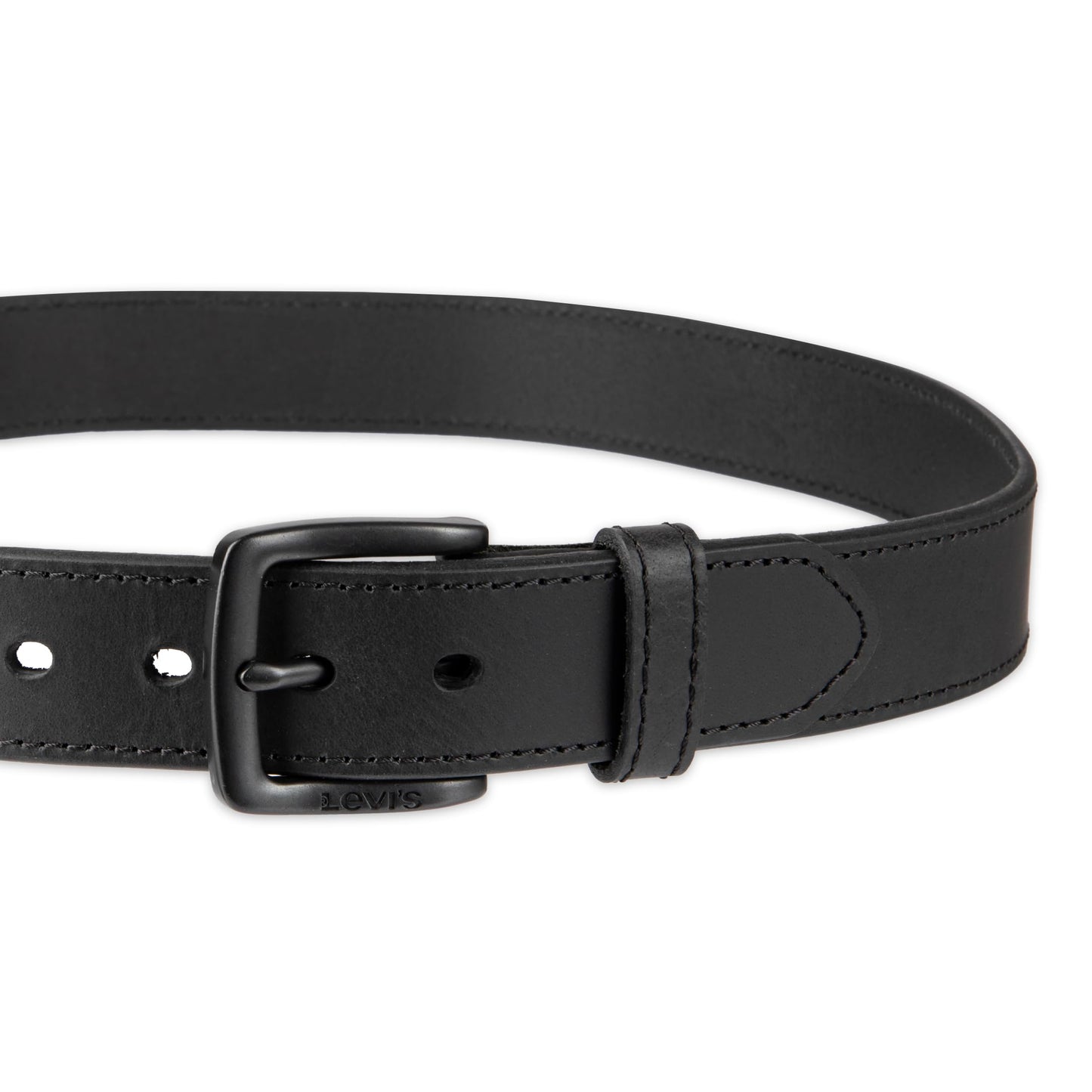 Levi's Casual Belt-Dress for Men Jeans with Thick Strap and Buckle, Matte black, Extra-Large (42-44) Levi's