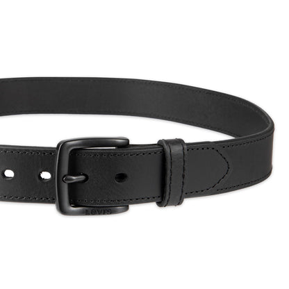 Levi's Casual Belt-Dress for Men Jeans with Thick Strap and Buckle, Matte black, Extra-Large (42-44) Levi's