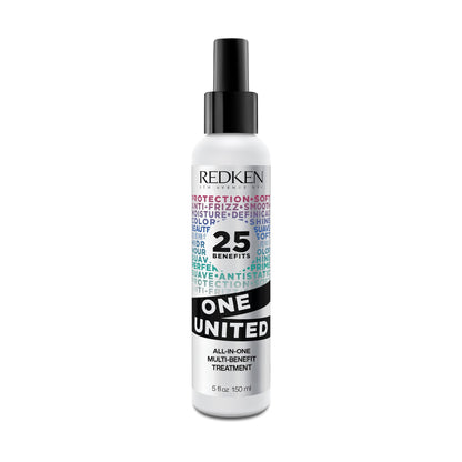 Redken One United Leave In Conditioner, Detangler Spray, Multi-Benefit Hair Treatment, Nourishes, & Smooths Frizz, Heat Protection Spray for Blow Dry & Styling, For All Hair Types, Paraben Free - Available at All In One Marketplace Canada
